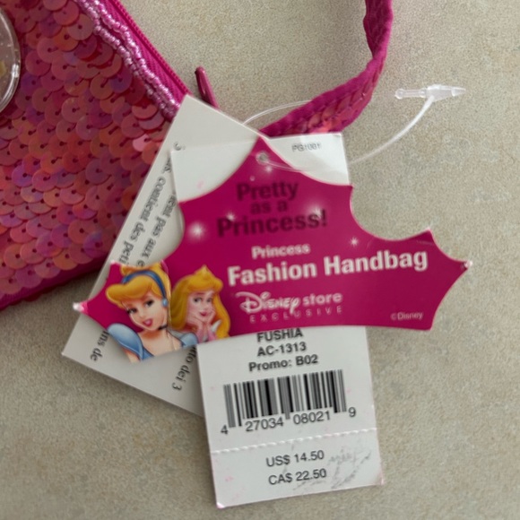 Children’s Princess Fashion Handbag “Pretty as a Princess” #AC-1313 Color: Fushi - Picture 6 of 9